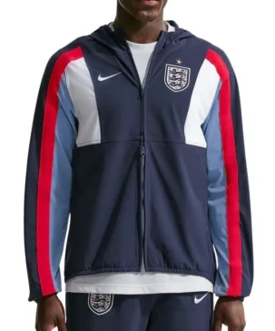 2026 England National Football Team Navy Energy Hooded Jacket
