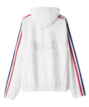 2026 FIFA World Cup France National Football Team White Anthem Hooded Jacket