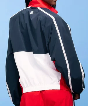 2026 FIFA World Cup United States National Soccer Team Blue and White Track Jacket