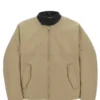 Bottega Veneta Intrecciato Beige Leather Jacket