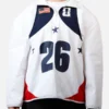 FIFA 2026 World Cup United States Soccer Federation Team USA White Nylon Jacket