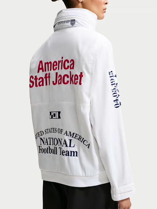 FIFA 2026 World Cup United States of America National Football Team Staff White Jacket