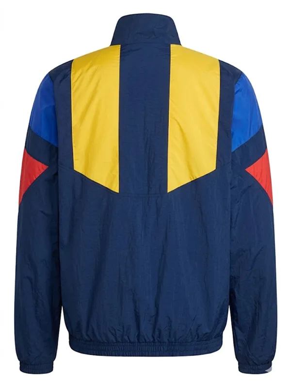 FIFA World Cup 2026 Colombia National Football Team EQT Blue Track Top Jacket