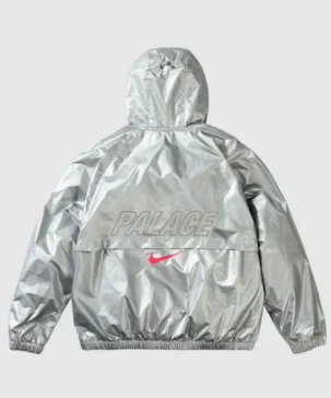 FIFA World Cup 2026 England Football Team Reflective Silver Hooded Jacket
