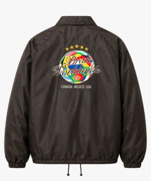 FIFA World Cup 2026 Pirate Worldwide Canada Mexico USA Black Nylon Jacket