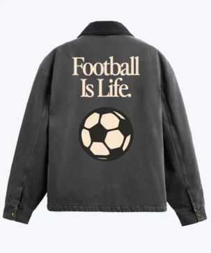 FIFA World Cup Black Denim Work Jacket