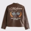 Formula 1 Team McLaren Brown Leather Jacket