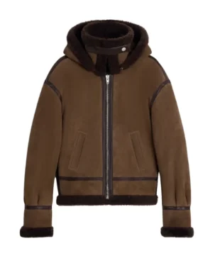 The Jacket World Brown Aviator Jacket