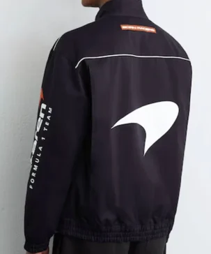 2026 Formula 1 Team McLaren Lando Norris Black Racing Bomber Jacket