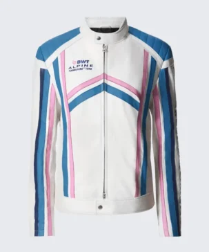 BWT Alpine F1 Team Racer Leather Jacket