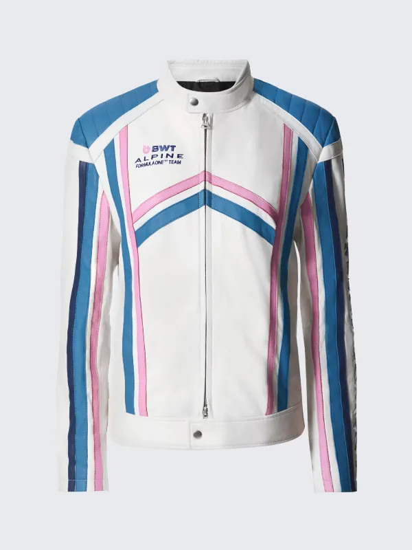 BWT Alpine F1 Team Racer Leather Jacket
