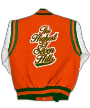 Florida A&M University FAMU Orange Varsity Jacket
