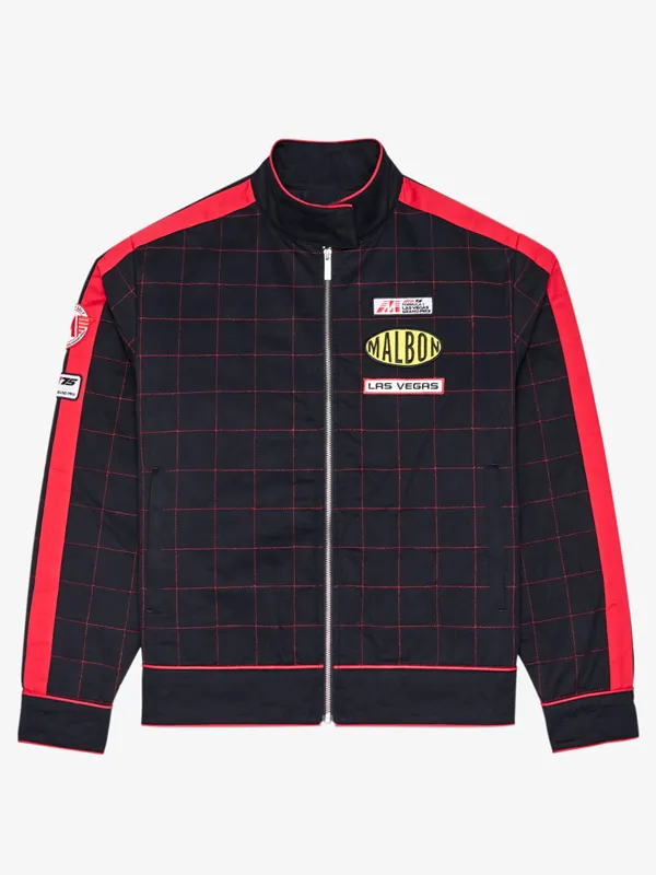 Formula 1 Las Vegas Grand Prix Black Grid Jacket