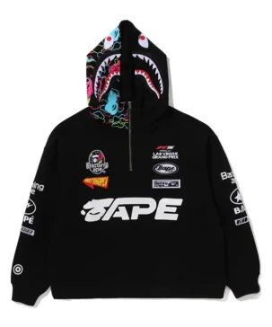 Formula 1 Las Vegas Grand Prix F175 Black Shark Relaxed Fit Hoodie