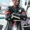 Formula 1 Miami Grand Prix Travis Scott Black Leather Racing Jacket