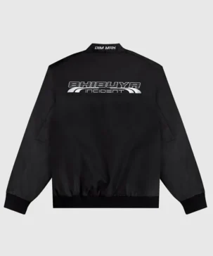 Jujutsu Kaisen Wacky Spirit Bash Race Shibuya Incident Black Nylon Track Jacket