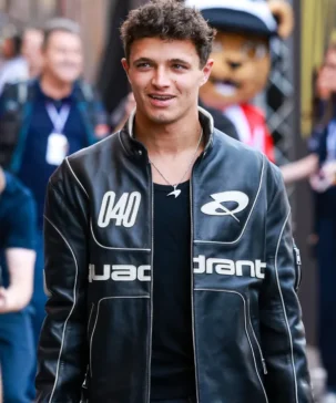 Lando Norris x Quadrant Moto 040 Leather Jacket