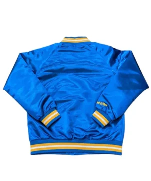 NCAA University of California, Los Angeles Youth Blue Satin Bomber Varsity Jacket