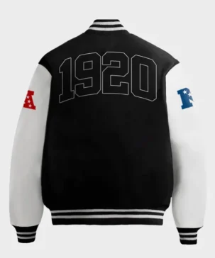 National Football League Black Wool Varsity Jacket