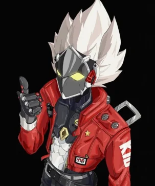 Video Game Zenless Zone Zero Character Billy Kid Cropped Red Costume Jacket