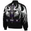 WWE Rhea Ripley Black Bomber Varsity Jacket