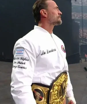 WWE Staffers On WrestleMania 42 White Bomber Jacket