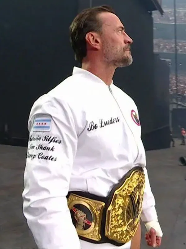 WWE Staffers On WrestleMania 42 White Bomber Jacket