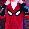 2026 Marvel Studios Spider-Man Brand New Day Red and Black Racing Jacket