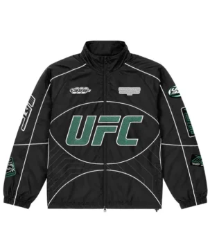 2026 UFC Three Twenty Nine Las Vegas, Nevada Black Racing Track Jacket
