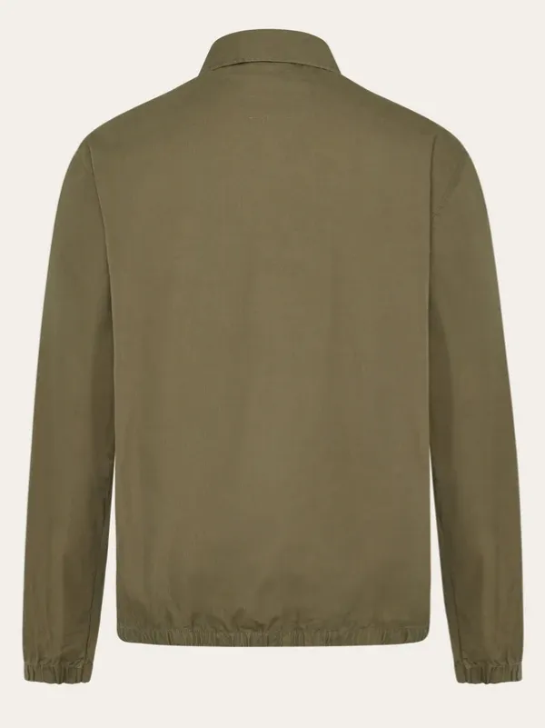 The Jacket World 2026 Burned Olive Green Cotton Light Poplin Jacket