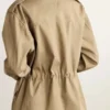 The Jacket World 2026 Womens Military Style Beige Cotton Twill Field Jacket