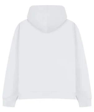 The Jacket World 450GSM Heavyweight Unisex White Oversized Pullover Plain Hoodie