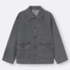 The Jacket World Grey Denim Work Jacket
