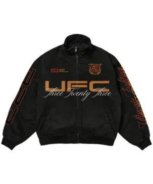 Ultimate Fighting Championship 323 Las Vegas Nevada Black Racing Jacket