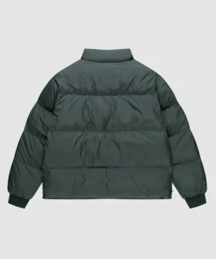 The Jacket World 2026 Mens Green Reversible Puffer Jacket
