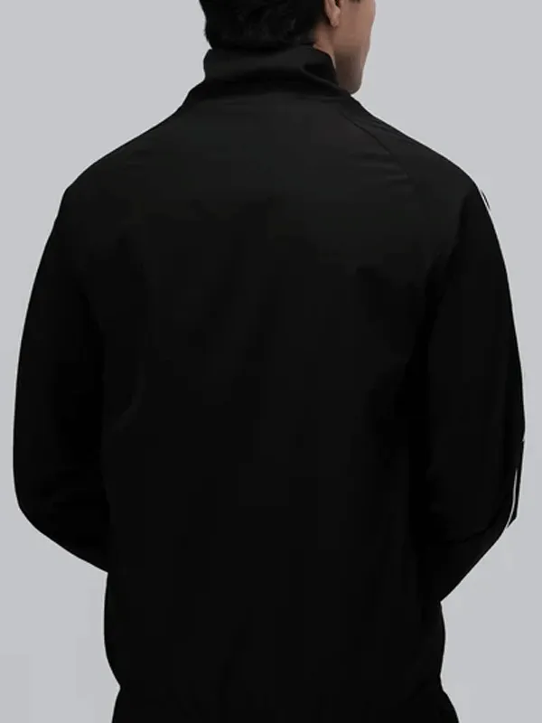 The Jacket World 2026 The Drift Black Lightweight Track Jacket