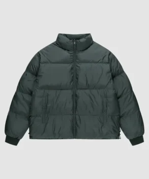 The Jacket World Green Puffer Jacket